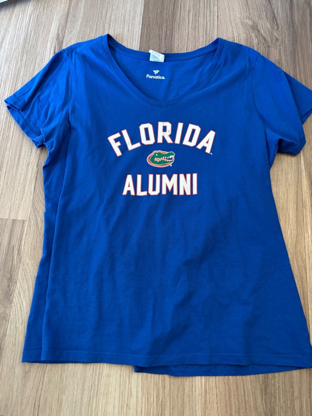 Fanatics Royal Blue Florida Alumni V-Neck Tee